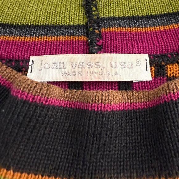 Joan Vass vintage USA made multi-coloured sweater knit womens One size. - Picture 3 of 5